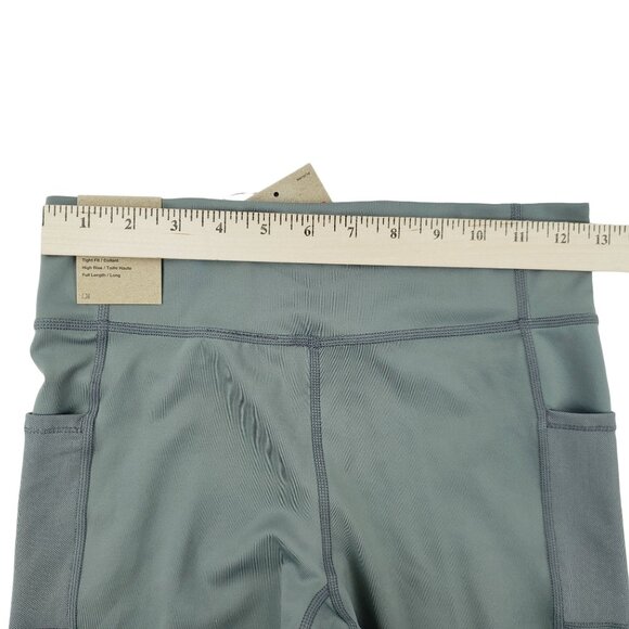 NIKE Girls Nike One Training Leggings Size Large Gray Dri Fit High Rise NWT - Picture 7 of 12